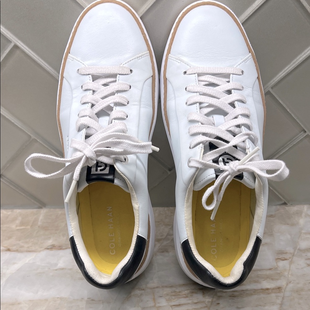 Cole Haan Women’s White Sneakers size 8.5 M. Good condition. No major scuffs